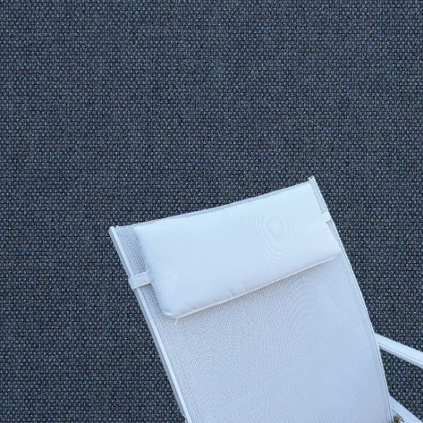 Outdoor Head Rest Pillow in Blend Indigo – Sunbrella® – 19" x 8"