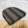 Wicker Patio Chair Cushions with a rounded back Boxed Double Piped Patio Dining Chair Seat Pad or Seat Cushion from Cascadia Outdoor Cushions