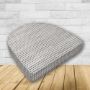 Wicker Patio Chair Cushions with a rounded back Boxed Double Piped Patio Dining Chair Seat Pad or Seat Cushion from Cascadia Outdoor Cushions