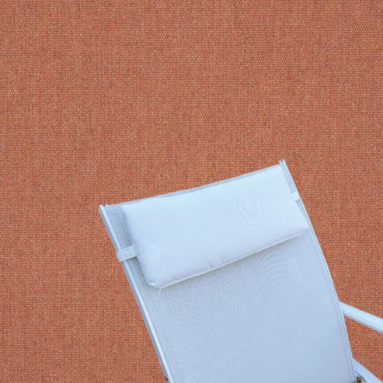 Outdoor Head Rest Pillow in Heritage Rust – Sunbrella® – 19" x 8"