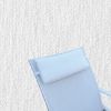 Outdoor Head Rest Pillow in Improve White – Sunbrella® – 19" x 8"