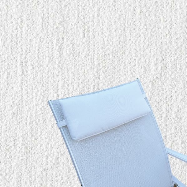 Outdoor Head Rest Pillow in Improve White – Sunbrella® – 19" x 8"