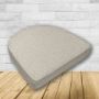 Wicker Patio Chair Cushions with a rounded back Boxed Double Piped Patio Dining Chair Seat Pad or Seat Cushion from Cascadia Outdoor Cushions