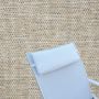 Outdoor Head Rest Pillow in Mainstreet Dove – Sunbrella® – 19" x 8"