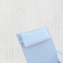 Outdoor Head Rest Pillow in Momento Snow – Sunbrella® – 19" x 8"