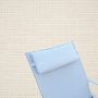 Outdoor Head Rest Pillow in Nurture White  – Sunbrella® – 19" x 8"