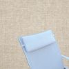 Outdoor Head Rest Pillow in Platform Cloud  – Sunbrella® – 19" x 8"