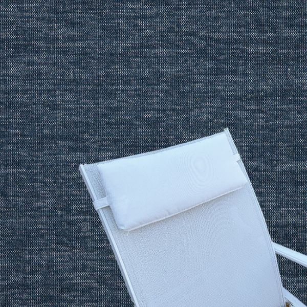Outdoor Head Rest Pillow in Platform Indigo  – Sunbrella® – 19" x 8"