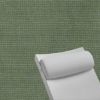 Contoured Outdoor Head Rest Pillow in Bliss Aloe Sunbrella® Fabric