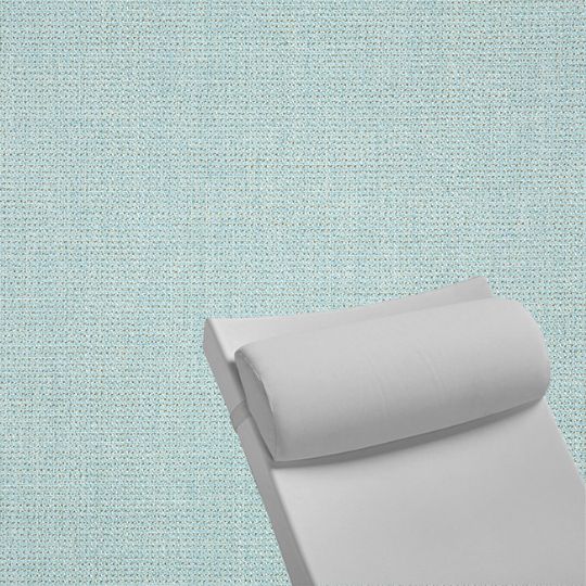 Contoured Outdoor Head Rest Pillow in Bliss Dew Sunbrella® Fabric