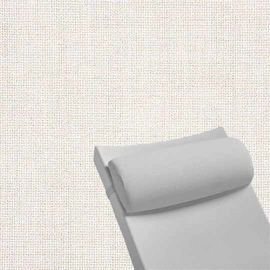 Contoured Outdoor Head Rest Pillow in Bliss Linen Sunbrella® Fabric