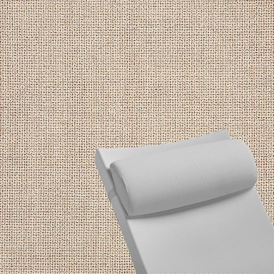 Contoured Outdoor Head Rest Pillow in Bliss Sand Sunbrella® Fabric