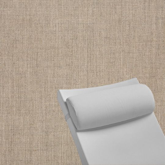 Contoured Outdoor Head Rest Pillow in Cast Ash Sunbrella® Fabric