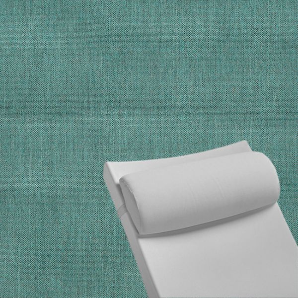 Contoured Outdoor Head Rest Pillow in Cast Breeze Sunbrella® Fabric