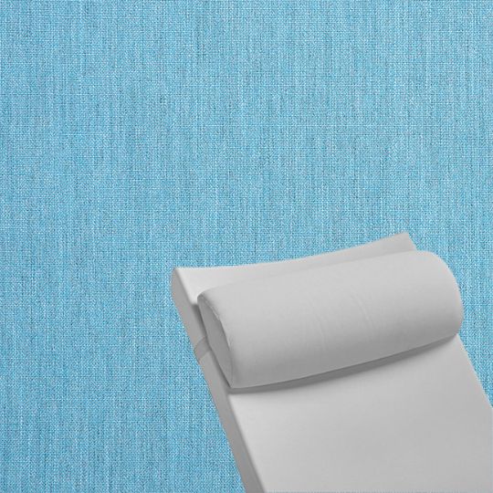 Contoured Outdoor Head Rest Pillow in Cast Horizon Sunbrella® Fabric