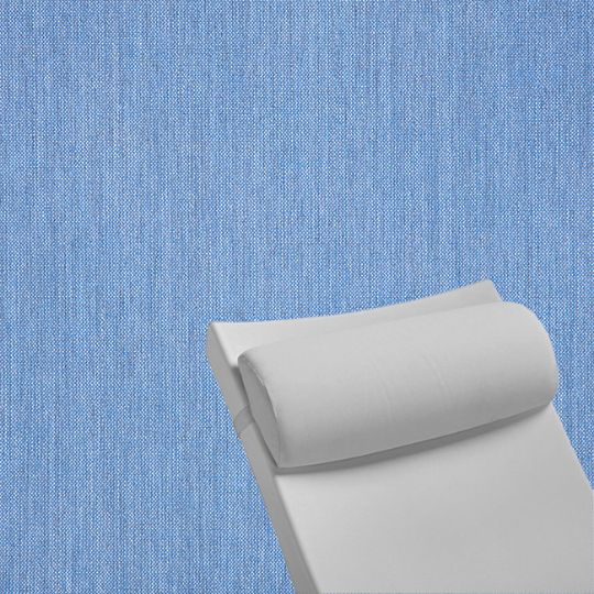 Contoured Outdoor Head Rest Pillow in Cast Ocean Sunbrella® Fabric