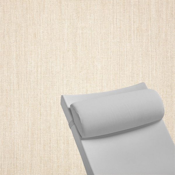 Contoured Outdoor Head Rest Pillow in Cast Pumice Sunbrella® Fabric