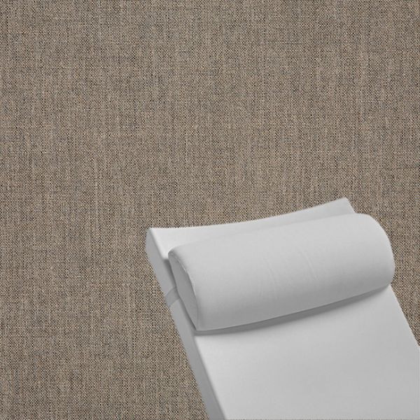 Contoured Outdoor Head Rest Pillow in Cast Shale Sunbrella® Fabric