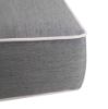 Deep Seating Outdoor Patio Chair Replacement Cushions - Knife Edge Double Piped with Contrast Piping Or Welting