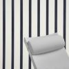 Contoured Outdoor Head Rest Pillow in Lido Indigo Sunbrella® Fabric