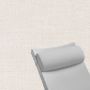 Contoured Outdoor Head Rest Pillow in Remix Parchment Sunbrella® Fabric
