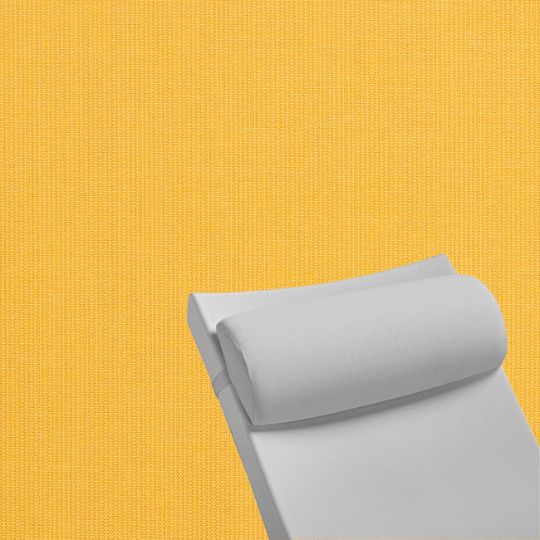 Contoured Outdoor Head Rest Pillow in Spectrum Daffodil Sunbrella® Fabric