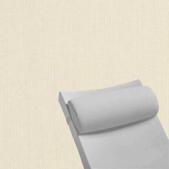 Contoured Outdoor Head Rest Pillow in Spectrum Eggshell Sunbrella® Fabric