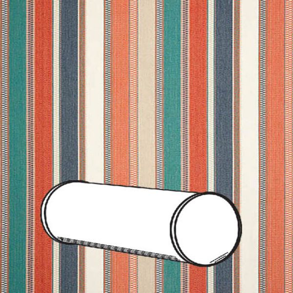 Sunbrella® Outdoor Bolster Pillow | Custom Cylindrical Patio Pillow
