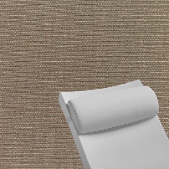 Contoured Outdoor Head Rest Pillow in Canvas Taupe Sunbrella® Fabric