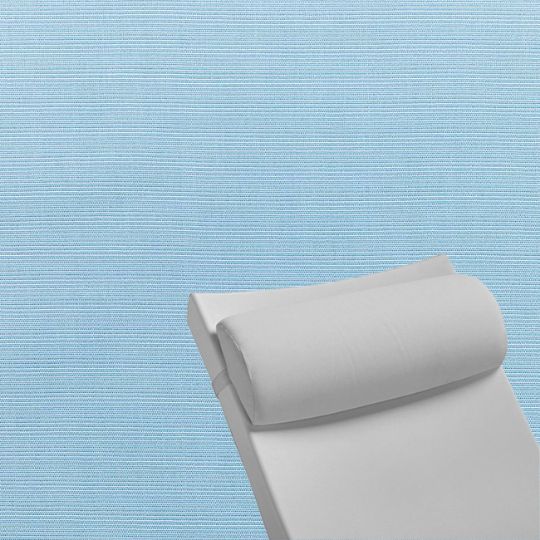 Contoured Outdoor Head Rest Pillow in Canvas Air Blue Sunbrella® Fabric