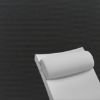 Contoured Outdoor Head Rest Pillow in Canvas Black Sunbrella® Fabric