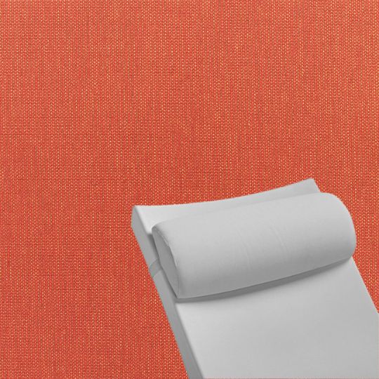 Contoured Outdoor Head Rest Pillow in Canvas Brick Sunbrella® Fabric