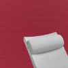Contoured Outdoor Head Rest Pillow in Canvas Burgundy Sunbrella® Fabric