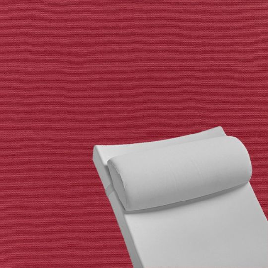 Contoured Outdoor Head Rest Pillow in Canvas Burgundy Sunbrella® Fabric