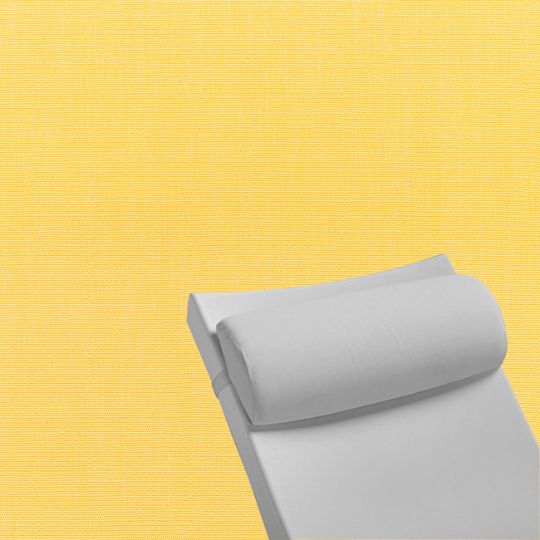 Contoured Outdoor Head Rest Pillow in Canvas Buttercup Sunbrella® Fabric