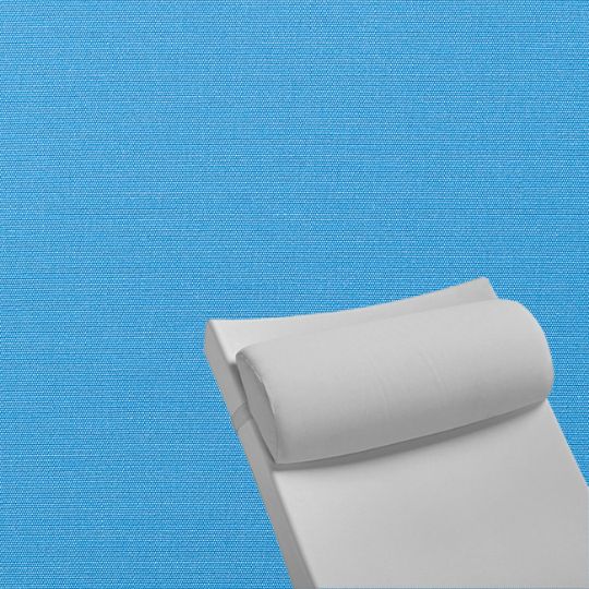 Contoured Outdoor Head Rest Pillow in Canvas Capri Sunbrella® Fabric
