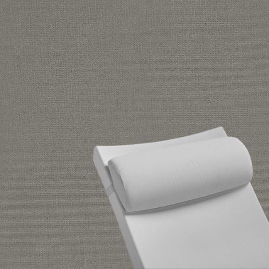 Contoured Outdoor Head Rest Pillow in Canvas Charcoal Sunbrella® Fabric
