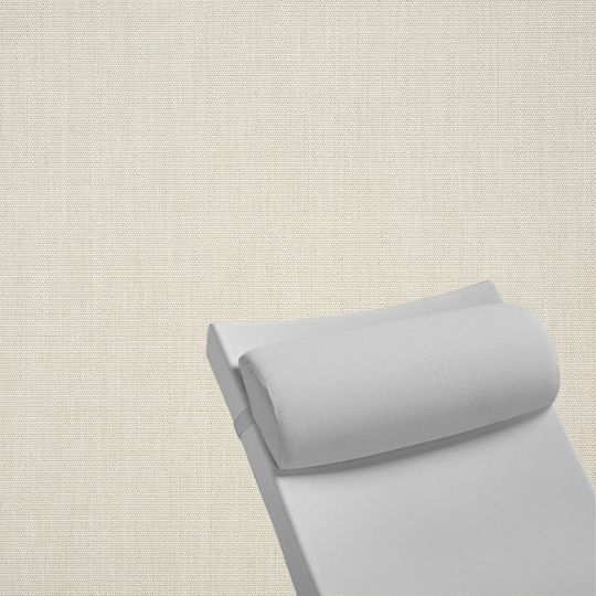 Contoured Outdoor Head Rest Pillow in Canvas Cloud Sunbrella® Fabric