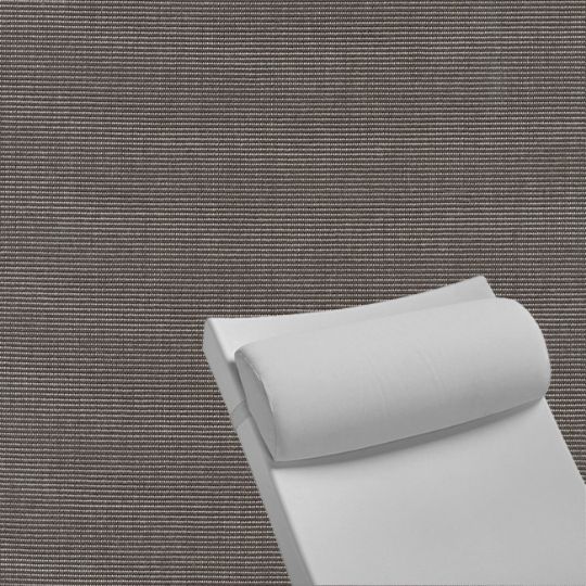 Contoured Outdoor Head Rest Pillow in Canvas Coal Sunbrella® Fabric