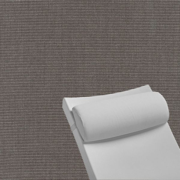 Contoured Outdoor Head Rest Pillow in Canvas Coal Sunbrella® Fabric