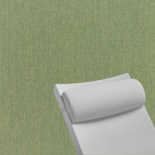 Contoured Outdoor Head Rest Pillow in Canvas Fern Sunbrella® Fabric