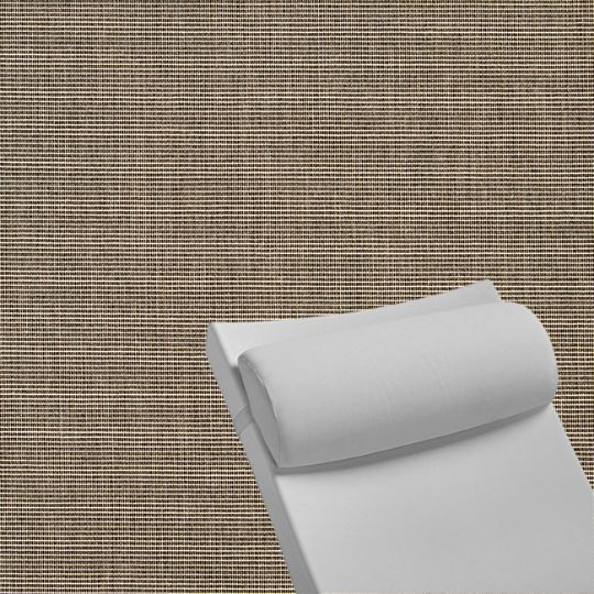 Contoured Outdoor Head Rest Pillow in Canvas Flint Sunbrella® Fabric