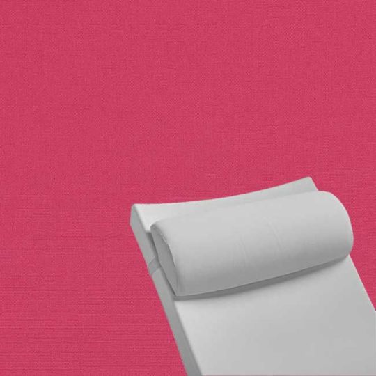 Contoured Outdoor Head Rest Pillow in Canvas Hot Pink Sunbrella® Fabric