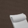 Contoured Outdoor Head Rest Pillow in Canvas Java Sunbrella® Fabric