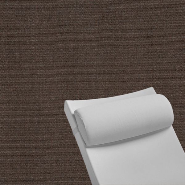 Contoured Outdoor Head Rest Pillow in Canvas Java Sunbrella® Fabric