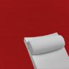 Contoured Outdoor Head Rest Pillow in Canvas Jockey Red Sunbrella® Fabric