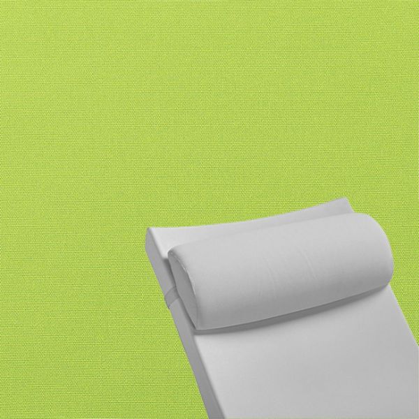 Contoured Outdoor Head Rest Pillow in Canvas Macaw Sunbrella® Fabric