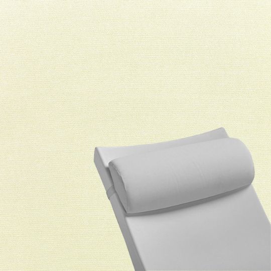 Contoured Outdoor Head Rest Pillow in Canvas Natural Sunbrella® Fabric
