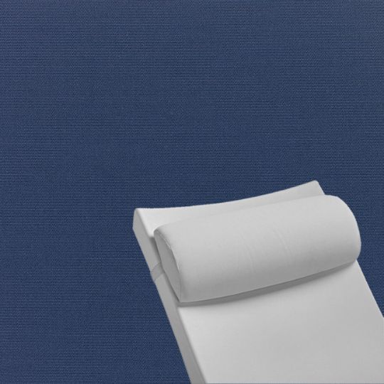 Contoured Outdoor Head Rest Pillow in Canvas Navy Sunbrella® Fabric