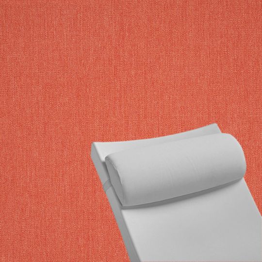 Contoured Outdoor Head Rest Pillow in Canvas Persimmon Sunbrella® Fabric